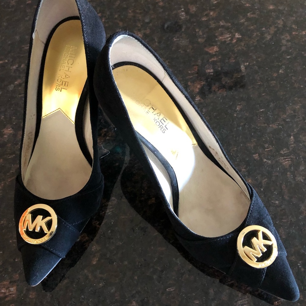 Michael Kors heels, black suede